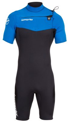 Men’s Vyrl Front Zip Short Sleeve Spring Suit – Blue