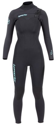Women’s Vyrl Front Zip Fullsuit – Black